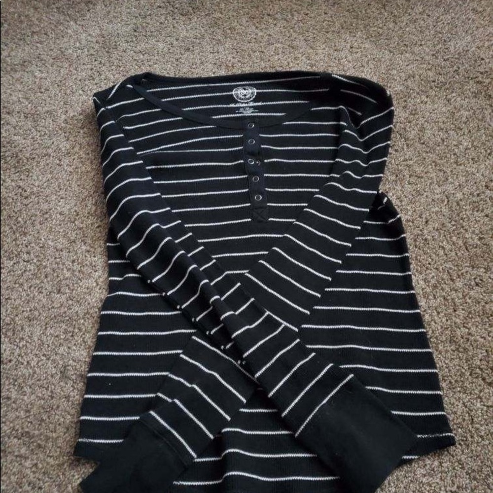 Black and white Striped